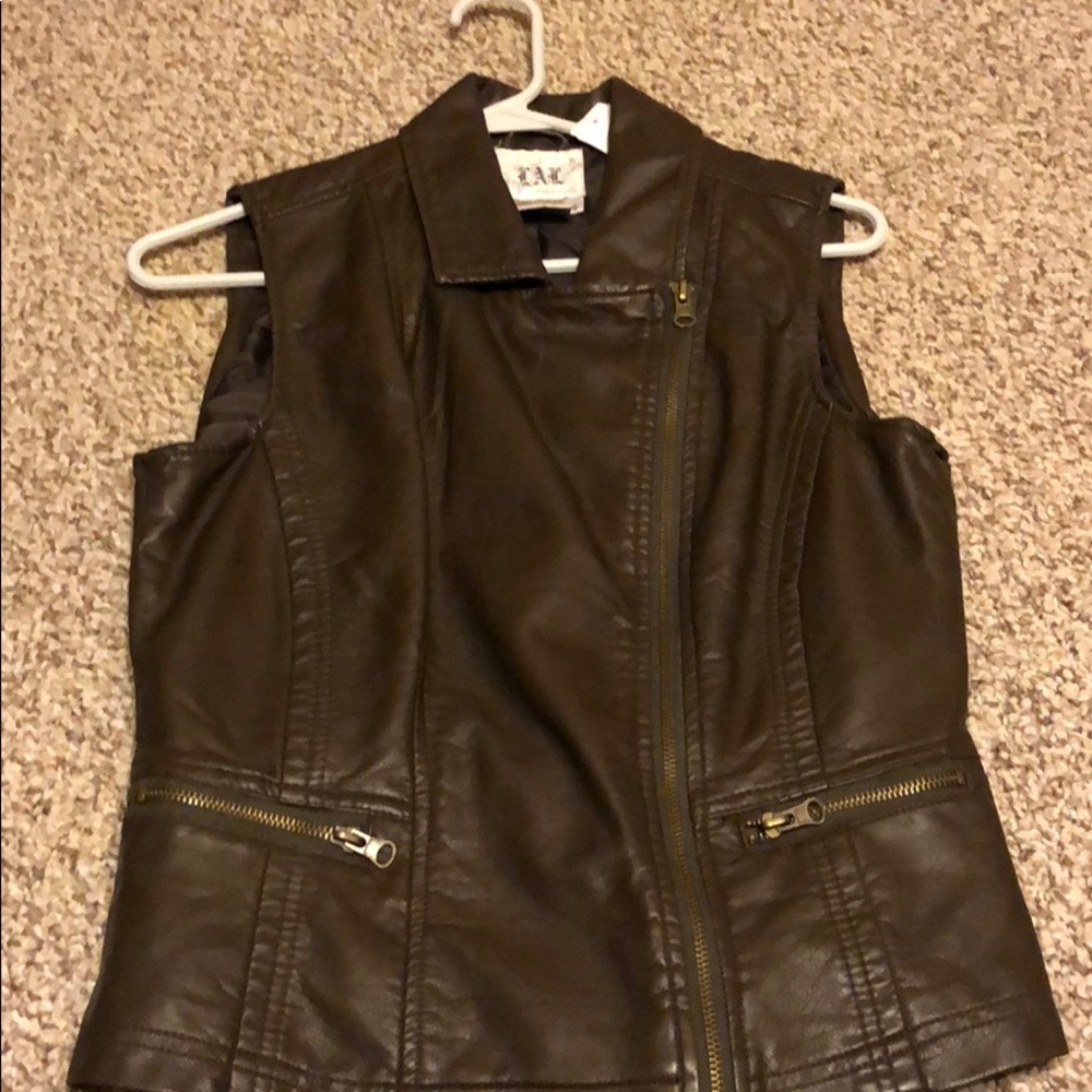 Live a little faux vest